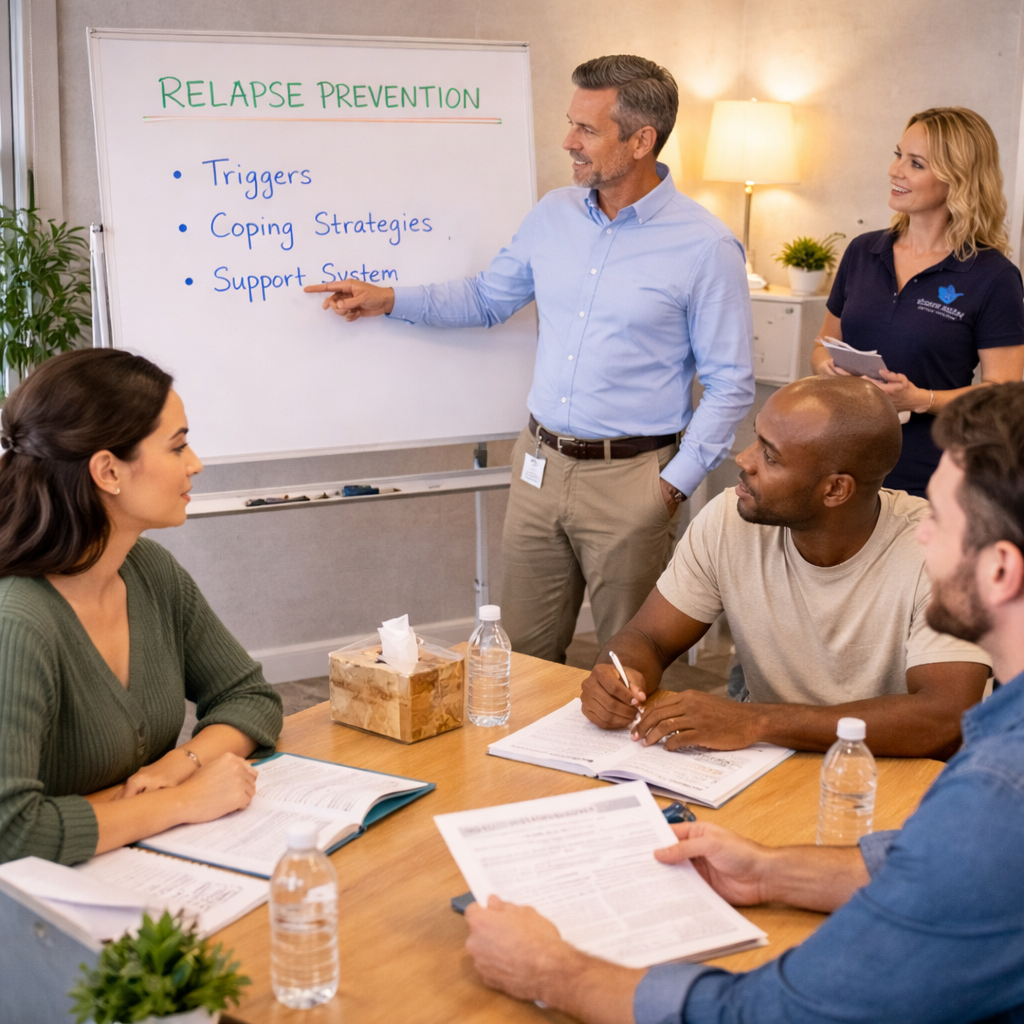 Therapeutic ranch facility with horses and outdoor spaces in Delray Beach